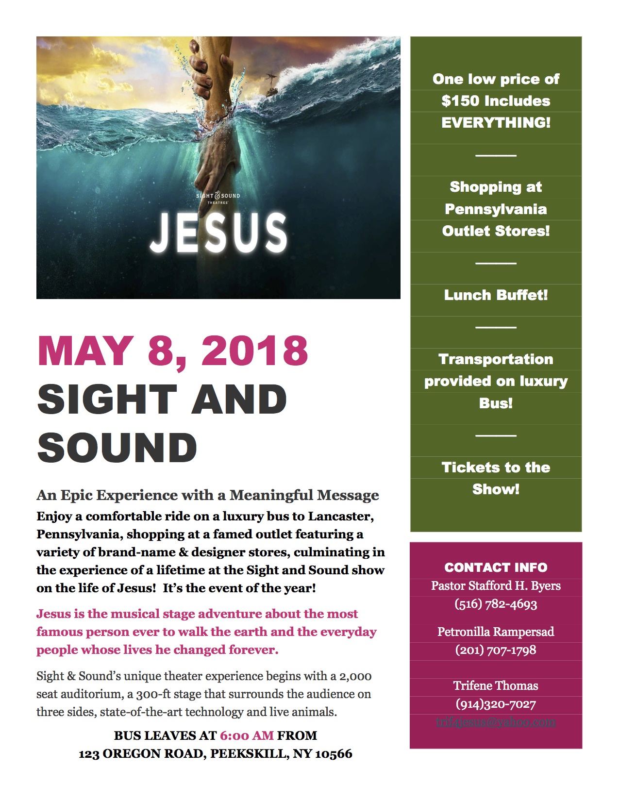 Sight and Sound Flyer