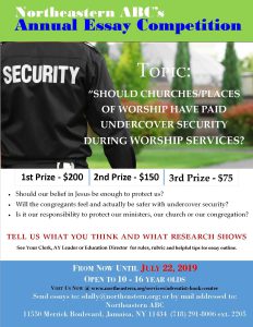 ABC Essay Flyer 2019