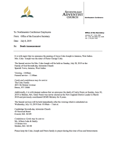 Death Announcements as of 7.8.19