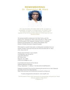 NEC Remembering Dr. G.M Ward